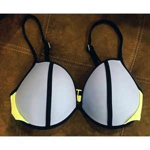 VS Colorblock // Triangl // BLUE & YELLOW Swim Top